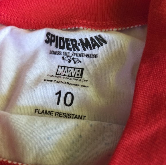 Boys Size 10 SpiderMan Kids Pajama Set - Picture 4 of 7